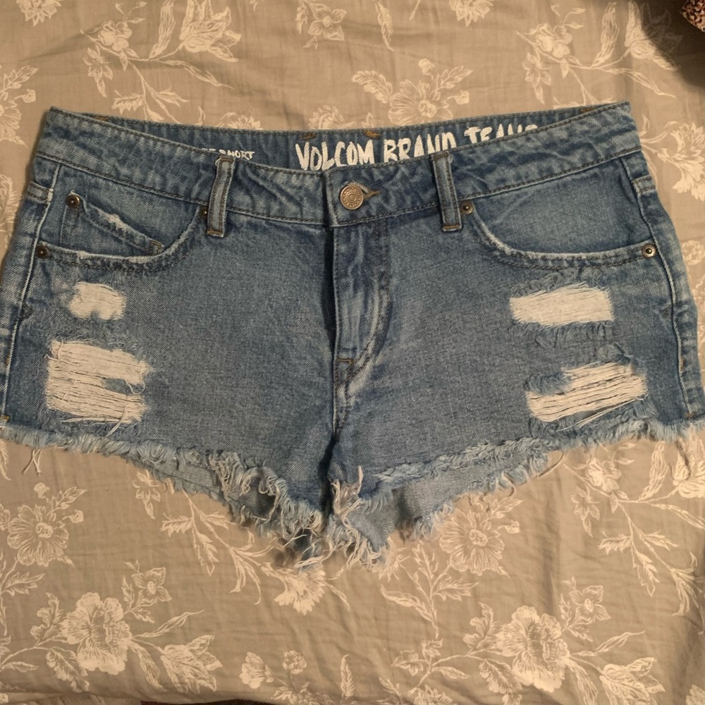 Volcom denim shorts